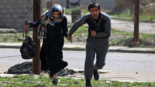 Cien mil civiles atrapados en el casco antiguo de Mosul